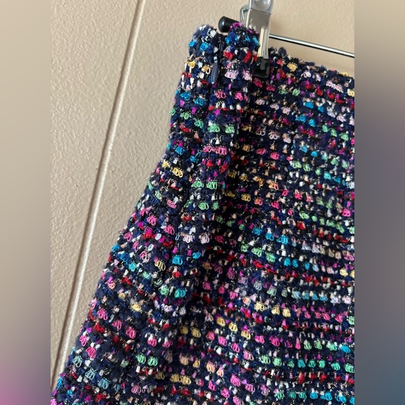 LOFT Colorful Tweed Mini Skirt - Picture 2 of 4